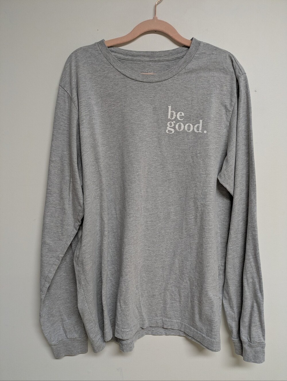 Jillian Harris Collab Boyfriend Long Sleeve Crewneck "Be Good" Graphic X ATNP - Picture 3 of 6